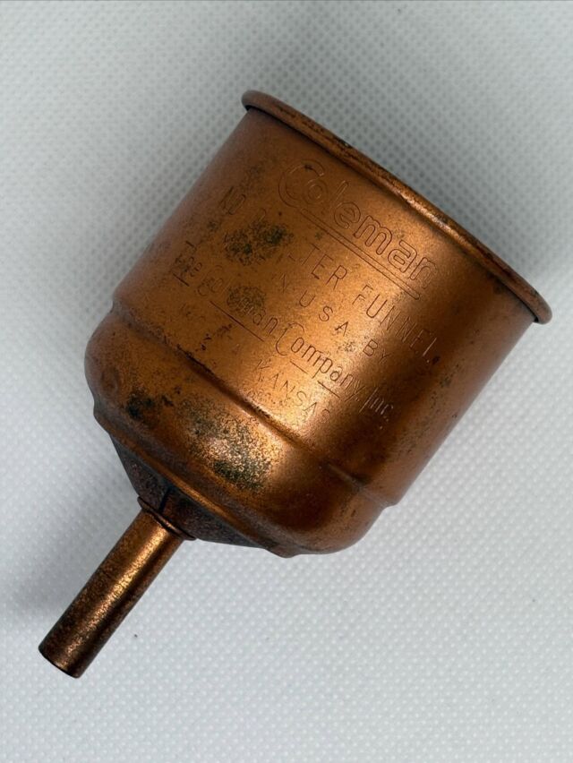 希少コールマンフューエルファネル1940年代アルミ製 No 1A ビンテージ品 希少コールマンフューエルファネル1940年代アルミ製 No 1A